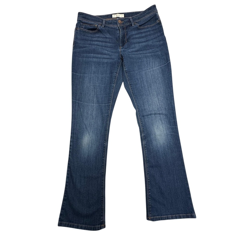 J Jill Jeans Womens 6 Blue Authentic Fit Slim Boot Cut Stretch Denim Medium Wash